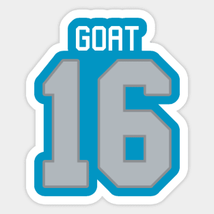 The Goat 16 Sticker